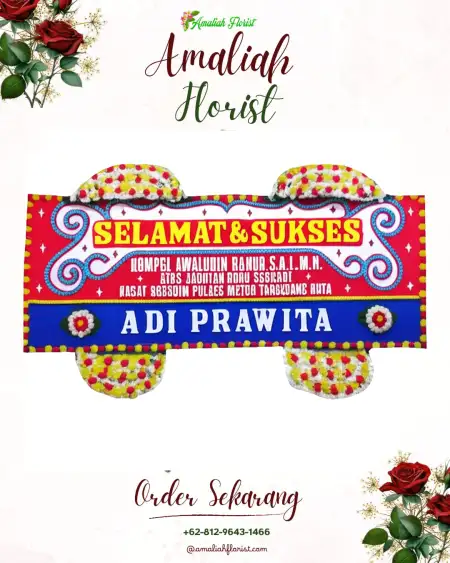 Papan Bunga Ucapan Selamat Melawai
